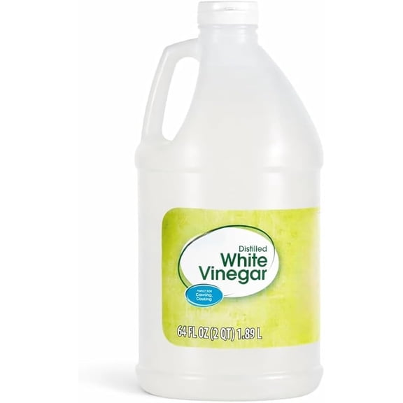 Distilled White Vinegar, 64 fl oz Multi Purpose Vinegar for Cooking, Cleaning & Pickling