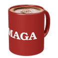 thumbnail image 1 of DistinctInk 11 Ounce Red MAGA Ceramic Mug with Donald Trump Conservative Republican Design, 1 of 10