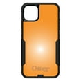 thumbnail image 1 of DistinctInk OtterBox Commuter Custom Case for Apple iPhone 11 (6.1" Screen) - Orange White Gradient Burst Sun - Lightweight Grip, 1 of 2