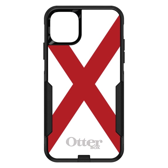 DistinctInk OtterBox Commuter Custom Case for Apple iPhone 11 Pro (5.8" Screen) - US State Flag - Lightweight Grip