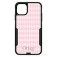 thumbnail image 1 of DistinctInk Case for iPhone 11 PRO (6.1" Screen) - OtterBox Commuter Custom Black Case - Pink Diamond Pattern, 1 of 2
