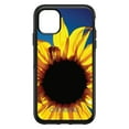 thumbnail image 1 of DistinctInk Case for iPhone 11 Pro MAX (6.7" Screen) - OtterBox Symmetry Custom Black Case - Blue Yellow Sunflower Sky, 1 of 2