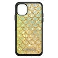 thumbnail image 1 of DistinctInk OtterBox Symmetry Custom Case for Apple iPhone 11 Pro Max (6.5" Screen) - Gold Green Mermaid Scales - Lightweight Grip, 1 of 2