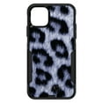 thumbnail image 1 of DistinctInk OtterBox Commuter Custom Case for Apple iPhone 12 (6.1" Screen) - Blue Black Leopard Fur Skin Print - Raised Bezel Screen Guard, 1 of 2