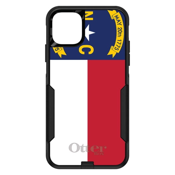 DistinctInk OtterBox Commuter Custom Case for Apple iPhone 12 (6.1" Screen) - US State Flag - Wireless Charging Compatible
