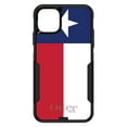 thumbnail image 1 of DistinctInk Case for iPhone 12 MINI (5.4" Screen) - OtterBox Commuter Custom Black Case - Texas State Flag - US State Flag, 1 of 2