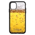 thumbnail image 1 of DistinctInk Case for iPhone 12 Pro MAX (6.7" Screen) - OtterBox Symmetry Custom Black Case - Beer Glass Foam Bubbles, 1 of 2