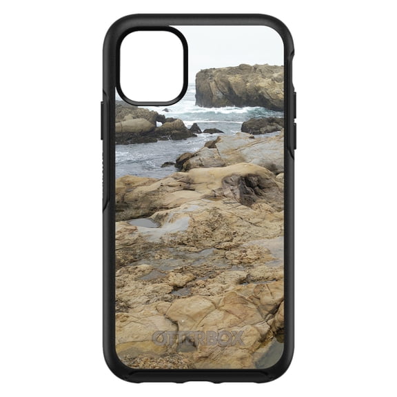 DistinctInk OtterBox Symmetry Custom Case for Apple iPhone 12 Pro Max (6.7" Screen) - Point Lobos Reserve - Lightweight Grip