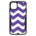 thumbnail image 1 of DistinctInk OtterBox Commuter Custom Case for Apple iPhone 13 Mini (5.4" Screen) - Chevron Stripes Pattern - Lightweight Grip, 1 of 2