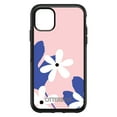 thumbnail image 1 of DistinctInk Case for iPhone 13 MINI (5.4" Screen) - OtterBox Symmetry Custom Black Case - Summer Vibes Bold Flower Pink White Blue, 1 of 2