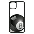 thumbnail image 1 of DistinctInk Case for iPhone 13 Pro MAX (6.7" Screen) - OtterBox Commuter Custom Black Case - Black Eight Ball 8, 1 of 2