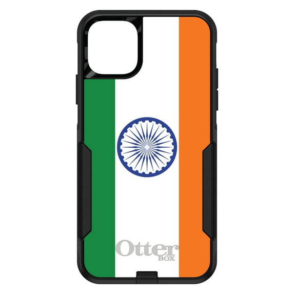 DistinctInk OtterBox Commuter Custom Case for Apple iPhone 13 Pro Max (6.7" Screen) - Show Your Love of India - Slim Profile Design