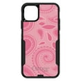 thumbnail image 1 of DistinctInk OtterBox Commuter Custom Case for Apple iPhone 14 Plus (6.7" Screen) - Big Pink Paisley - Lightweight Grip, 1 of 2