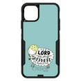 thumbnail image 1 of DistinctInk OtterBox Commuter Custom Case for Apple iPhone 14 Plus (6.7" Screen) - The Lord is My Shepherd - Tempered Glass Back, 1 of 2