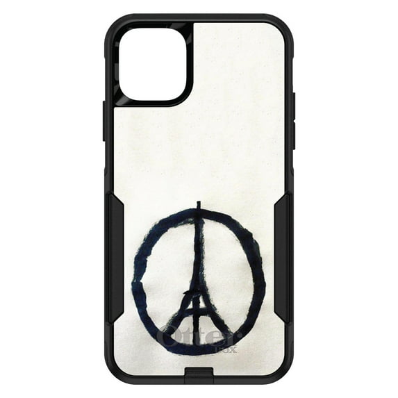 DistinctInk OtterBox Commuter Custom Case for Apple iPhone 14 Pro Max (6.7" Screen) - Show Your Love of Paris - Shockproof Protection
