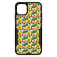 thumbnail image 1 of DistinctInk Case for iPhone 14 Pro MAX (6.7" Screen) - OtterBox Commuter Custom Black Case - Summer Vibes Floral Pattern Green Yellow Blue, 1 of 2