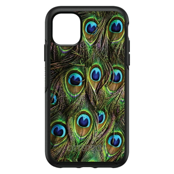 DistinctInk OtterBox Symmetry Custom Case for Apple iPhone 14 Pro Max (6.7" Screen) - Animal Print - Tempered Glass Back