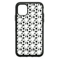 thumbnail image 1 of DistinctInk Case for iPhone 14 Pro MAX (6.7" Screen) - OtterBox Symmetry Custom Black Case - Soccer Balls Drawing, 1 of 2