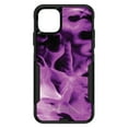 thumbnail image 1 of DistinctInk Case for iPhone 15 PLUS (6.7" Screen) - OtterBox Commuter Custom Black Case - Violet Flame Fire - Printed Image of Fire, 1 of 2