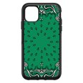 thumbnail image 1 of DistinctInk OtterBox Symmetry Custom Case for Apple iPhone 15 Plus (6.7" Screen) - Green, Black, White - Lightweight Grip, 1 of 2