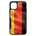 thumbnail image 1 of DistinctInk Case for iPhone 15 PRO (6.1" Screen) - OtterBox Commuter Custom Black Case - Germany Waving Flag, 1 of 2