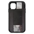 thumbnail image 1 of DistinctInk Case for iPhone 15 PRO (6.1" Screen) - OtterBox Defender Custom Black Case - VHS Video Tape, 1 of 2