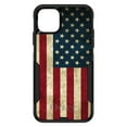thumbnail image 1 of DistinctInk Case for iPhone 11 Pro MAX (6.7" Screen) - OtterBox Commuter Custom Black Case - Red White Blue United States Flag Old - Show Your Love of the United States of America, 1 of 2