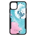 thumbnail image 1 of DistinctInk OtterBox Commuter Custom Case for Apple iPhone 12 (6.1" Screen) - Printed Marble Image - Wireless Charging Compatible, 1 of 2