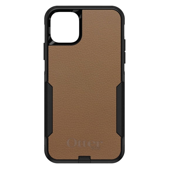 DistinctInk OtterBox Commuter Custom Case for Apple iPhone 12 Mini (5.4" Screen) - Printed Faux Leather Image - Wireless Charging Compatible
