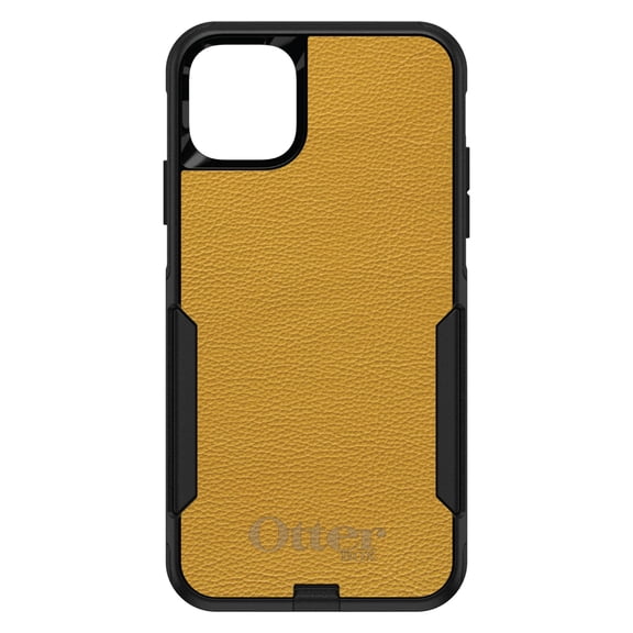 DistinctInk OtterBox Commuter Custom Case for Apple iPhone 12 Mini (5.4" Screen) - Printed Faux Leather Image - Lightweight Grip