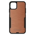 thumbnail image 1 of DistinctInk Case for iPhone 14 (6.1" Screen) - OtterBox Commuter Custom Black Case - Orange Stainless Steel Image Print - Printed Image of Stainless Steel, 1 of 2
