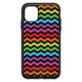 thumbnail image 1 of DistinctInk OtterBox Symmetry Custom Case for Apple iPhone 14 Plus (6.7" Screen) - Chevron Stripes Pattern - Wireless Charging Compatible, 1 of 2