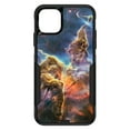 thumbnail image 1 of DistinctInk Case for iPhone 14 Pro MAX (6.7" Screen) - OtterBox Commuter Custom Black Case - Blue Yellow Orange Carina Nebula - Show Your Love of Astronomy, 1 of 2