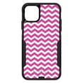 thumbnail image 1 of DistinctInk OtterBox Commuter Custom Case for Apple iPhone 15 Plus (6.7" Screen) - Chevron Stripes Pattern - Wireless Charging Compatible, 1 of 2