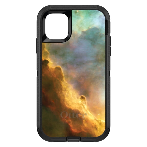 DistinctInk OtterBox Defender Custom Case for Apple iPhone 15 Pro Max (6.7" Screen) - Show Your Love of Astronomy - Tempered Glass Back