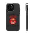thumbnail image 1 of DistinctInk Clear Case for Apple iPhone 13 PRO (6.1" Screen) - Firefighter - Job is to Save You, 1 of 9