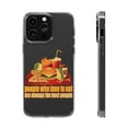 thumbnail image 1 of DistinctInk Clear Case for Apple iPhone 13 PRO (6.1" Screen) - People Love To Eat Best People, 1 of 9