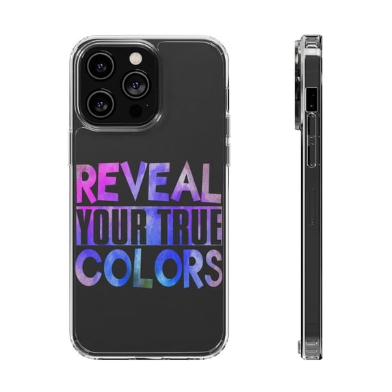 DistinctInk Clear Case for Apple iPhone 13 PRO (6.1" Screen) - Reveal Your True Colors