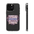 thumbnail image 1 of DistinctInk Clear Case for Apple iPhone 13 Pro MAX (6.7" Screen) - Each Other's Miracles, 1 of 9