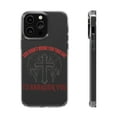 thumbnail image 1 of DistinctInk Clear Case for Apple iPhone 13 Pro MAX (6.7" Screen) - God Won't Abandon You, 1 of 9