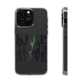 thumbnail image 1 of DistinctInk Clear Hybrid Case for Apple iPhone 13 Pro Max (6.7" Screen) - Keep Hope Alive - Tempered Glass Back, 1 of 9
