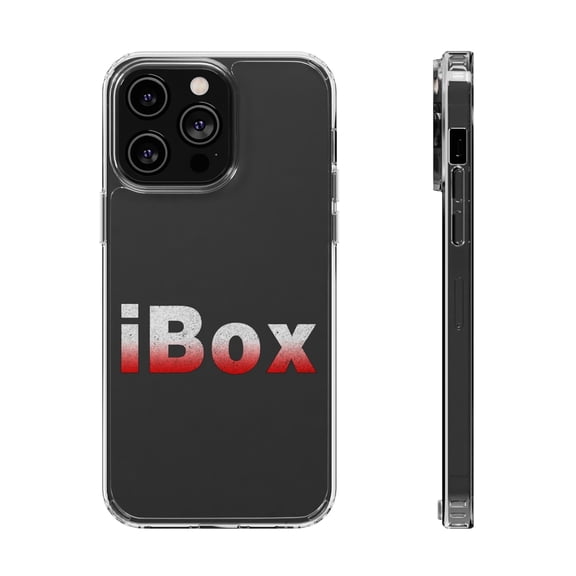 DistinctInk Clear Hybrid Case for Apple iPhone 13 Pro Max (6.7" Screen) - iBox Boxing - Tempered Glass Back