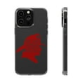 thumbnail image 1 of DistinctInk Clear Hybrid Case for Apple iPhone 14 Pro (6.1" Screen) - Feel Safe at Night Sleep with a Firefighter - Tempered Glass Back, 1 of 9