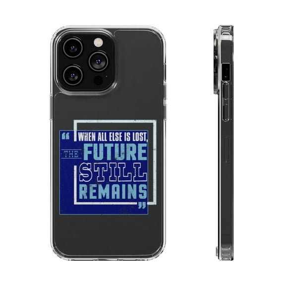 DistinctInk Clear Case for Apple iPhone 14 Pro MAX (6.7" Screen) - All Lost Future Remains