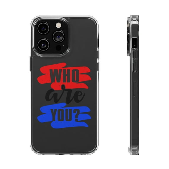DistinctInk Clear Hybrid Case for Apple iPhone 14 Pro Max (6.7" Screen) - Markers - Raised Bezel Screen Guard