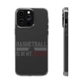 thumbnail image 1 of DistinctInk Clear Case for Apple iPhone 15 PLUS (6.7" Screen) - Basketball is in My Blood, 1 of 9
