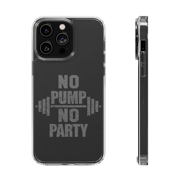 DistinctInk Clear Hybrid Case for Apple iPhone 15 Plus (6.7" Screen) - No Pump No Party Weights - Lightweight Grip