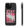 thumbnail image 1 of DistinctInk Clear Case for Apple iPhone 15 PLUS (6.7" Screen) - Stay Sweet, 1 of 9