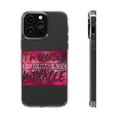 thumbnail image 1 of DistinctInk Clear Hybrid Case for Apple iPhone 15 Pro (6.1" Screen) - Looking To Make Miracle - Tempered Glass Back, 1 of 9