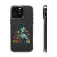 thumbnail image 1 of DistinctInk Clear Case for Apple iPhone 15 PRO (6.1" Screen) - Princess Of Darkness, 1 of 9
